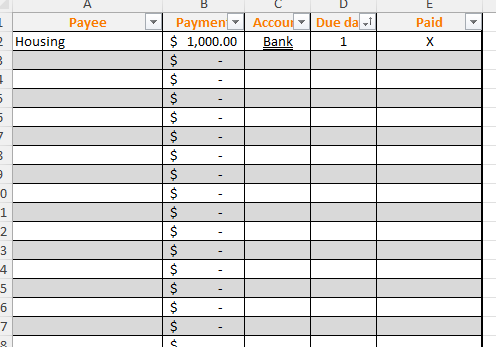 Budget Tracker
